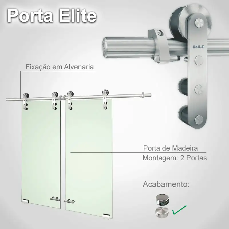 Alvenaria 2 Folhas Escovado