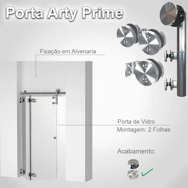 Alvenaria 2 Folhas Escovado