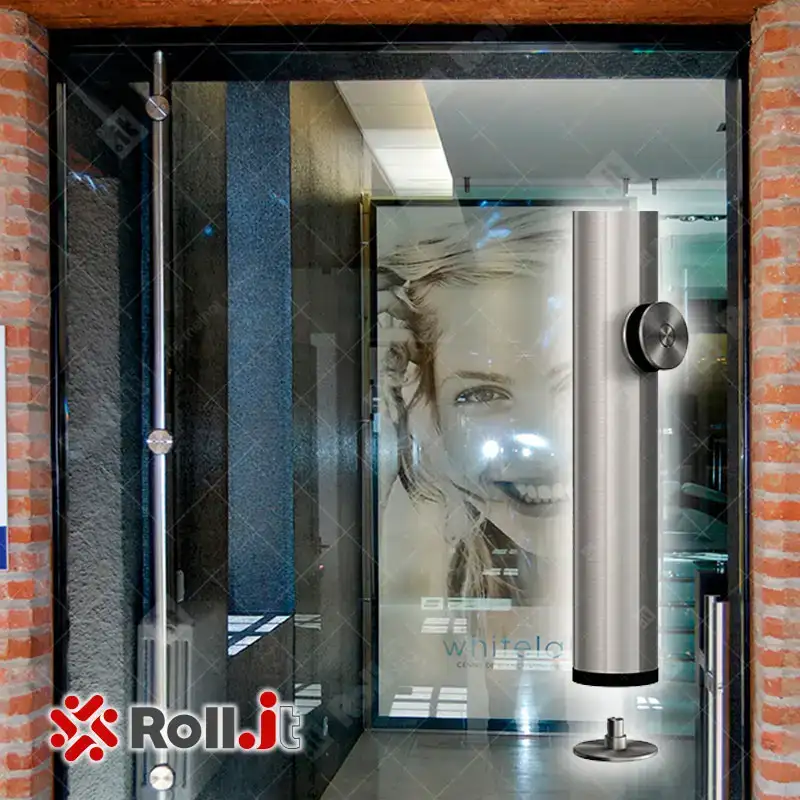 Porta Tube Pivots — Ferragens Inox Rollit