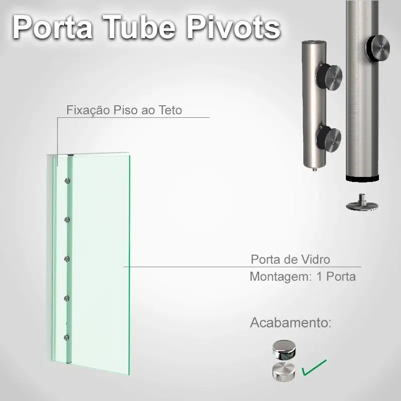 Piso ao Teto Padrão Escovado