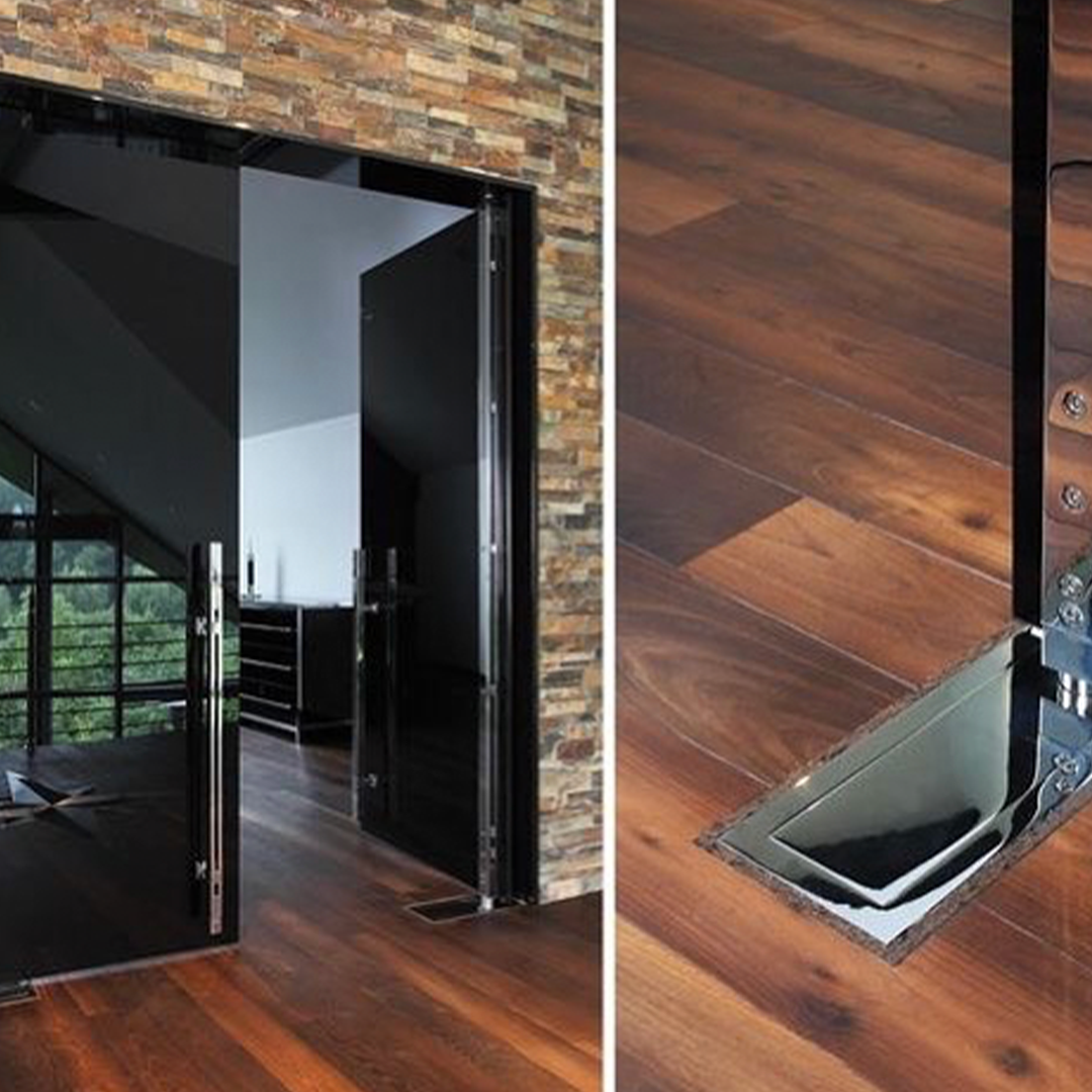 Porta Quadratto Pivots — Ferragens Inox Rollit