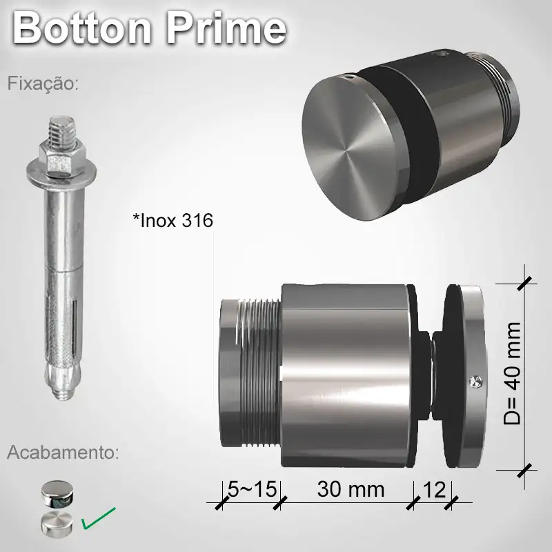 Guarda Corpo Botton Prime V12 A E
