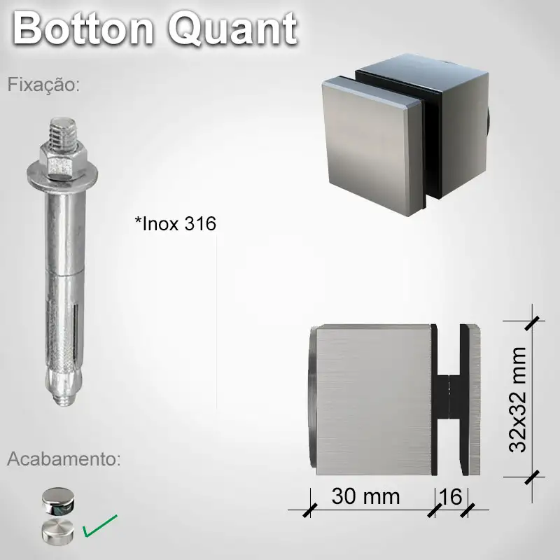 Guarda Corpo Botton Quant V16 A E