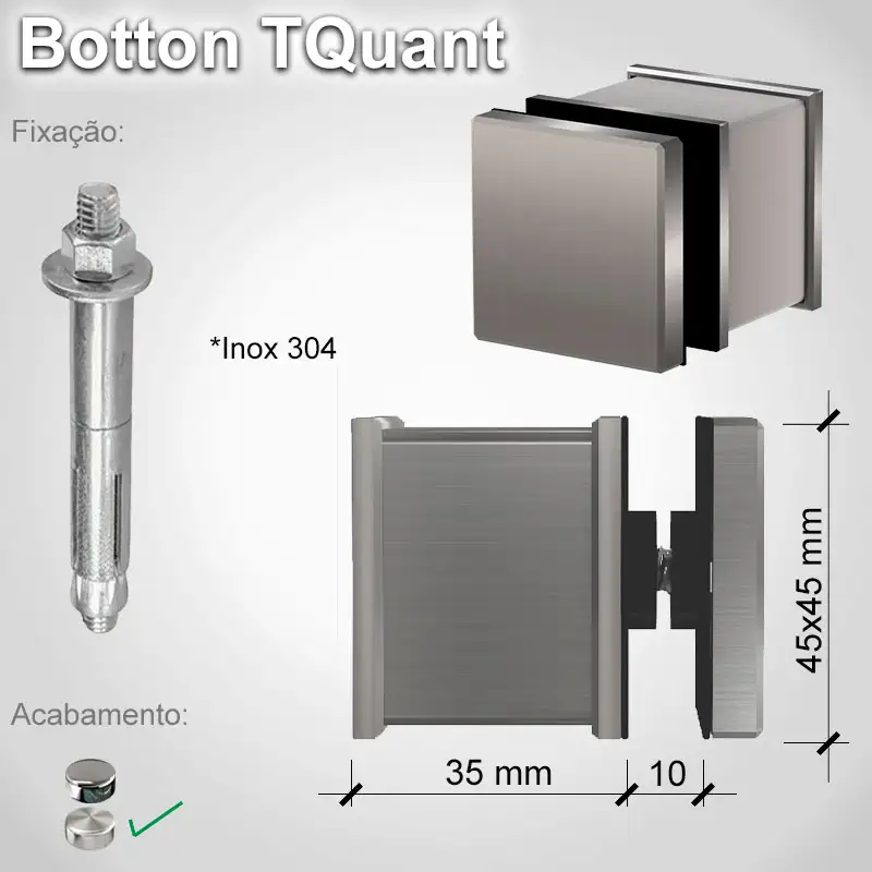 Guarda Corpo Botton Tquant V10 A E