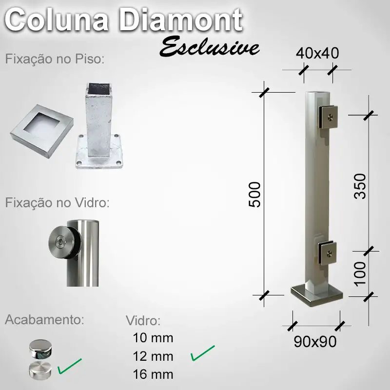 Guarda Corpo Diamont Diamont Exclusive S 12 E