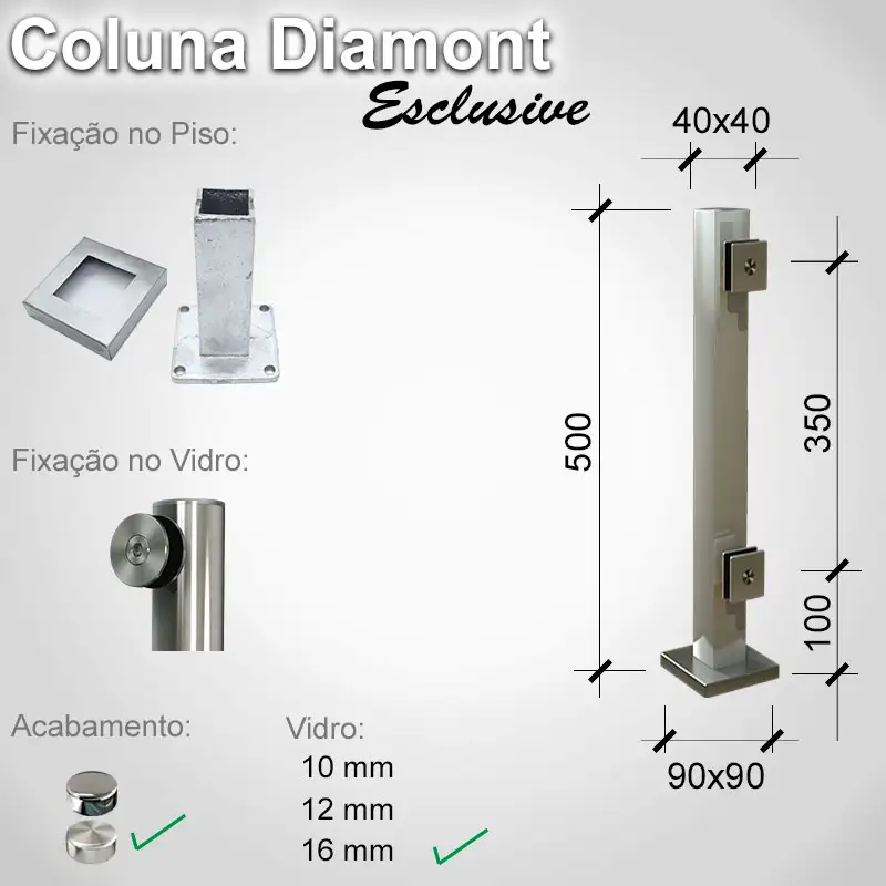 Guarda Corpo Diamont Diamont Exclusive S 16 E