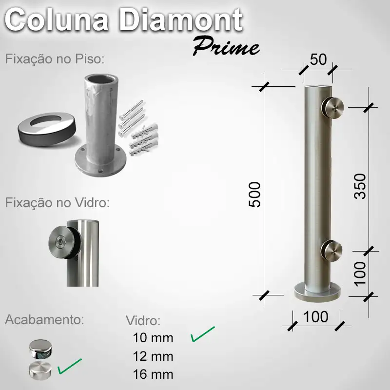 Guarda Corpo Diamont Diamont Prime S 10 E