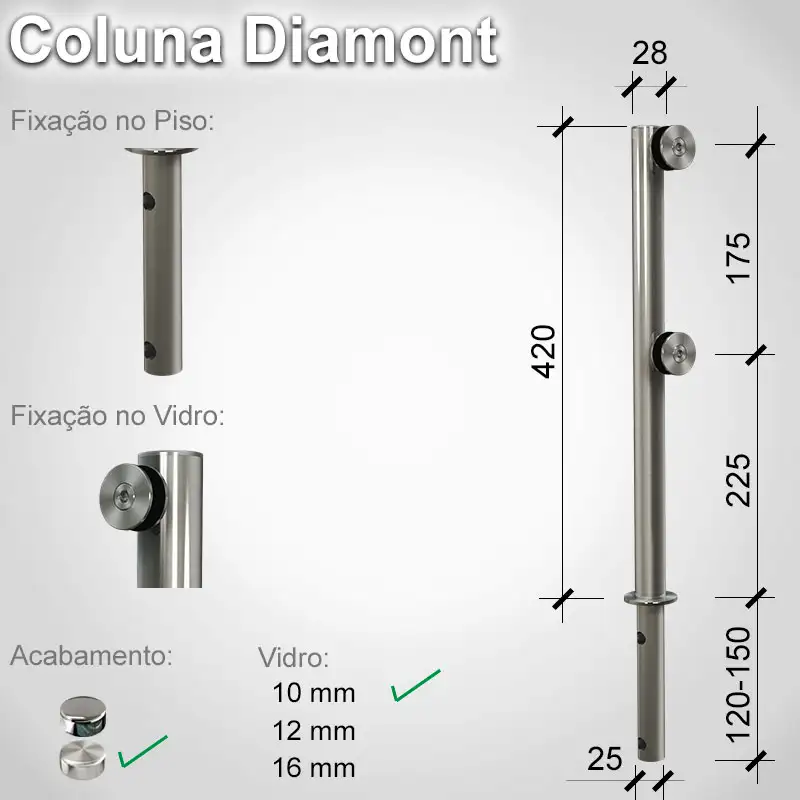 Guarda Corpo Diamont Diamont S 10 E