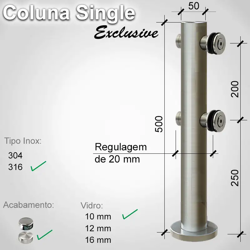 Guarda Corpo Single Singleexclusive 10 316 E