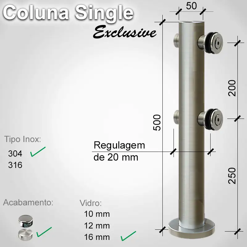 Guarda Corpo Single Singleexclusive 16 304 E