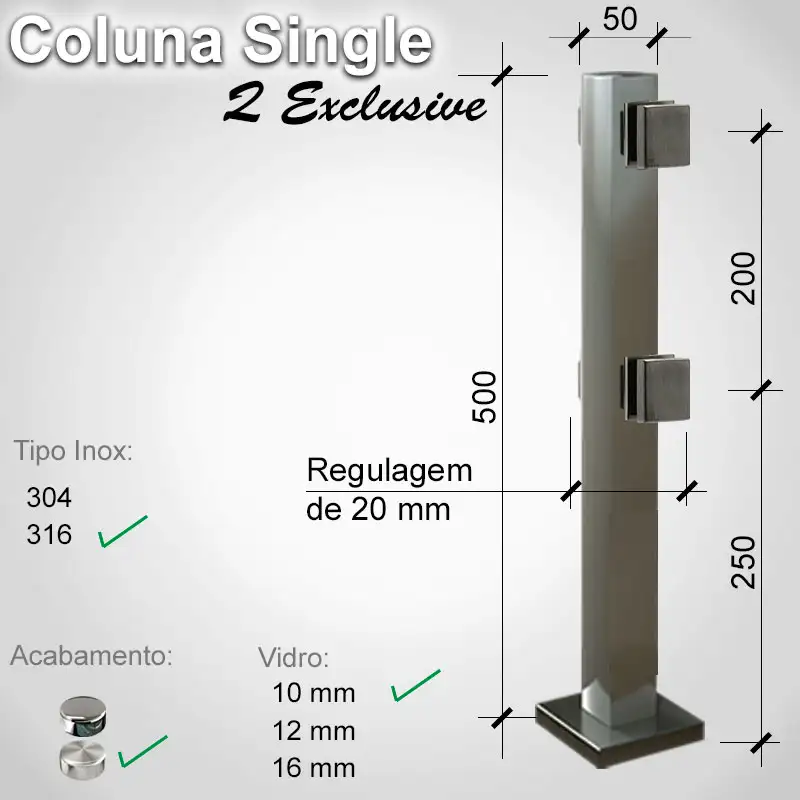 Guarda Corpo Single Singleqexclusive 10 316 E