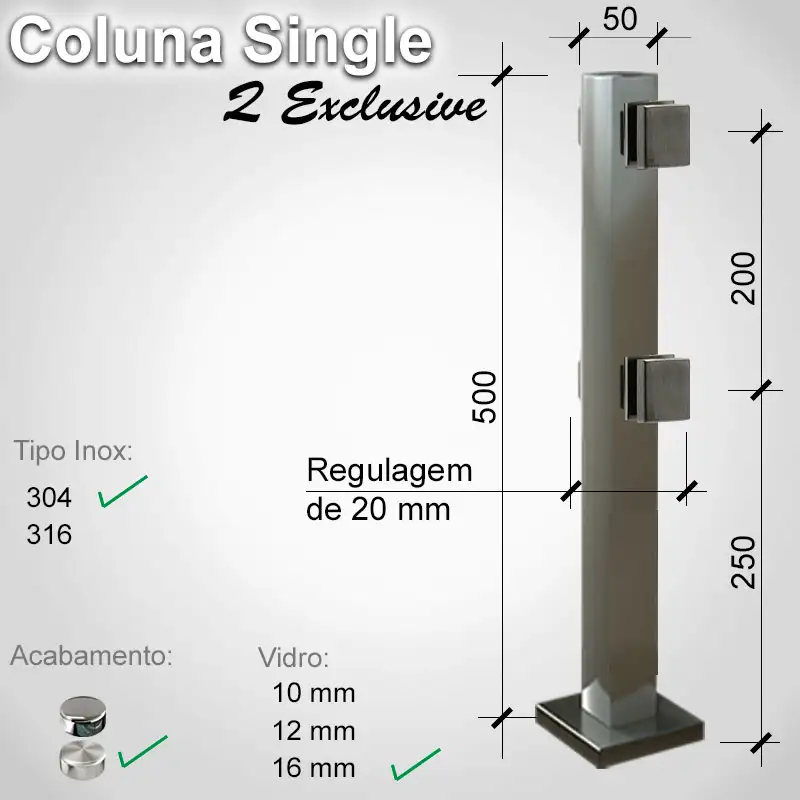 Guarda Corpo Single Singleqexclusive 16 304 E