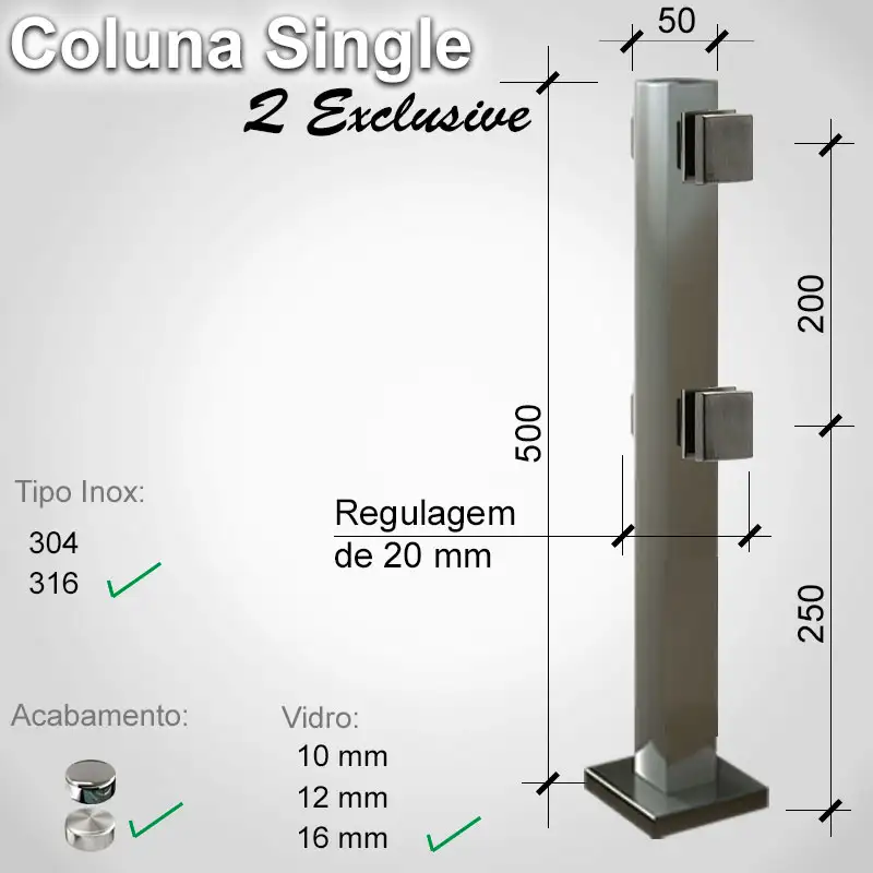 Guarda Corpo Single Singleqexclusive 16 316 E