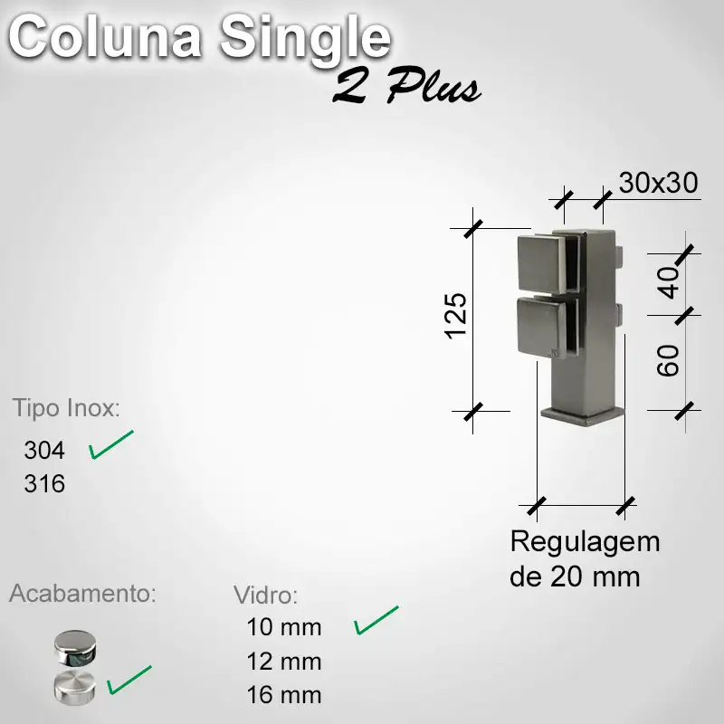 Guarda Corpo Single Singleqplus 10 304 E