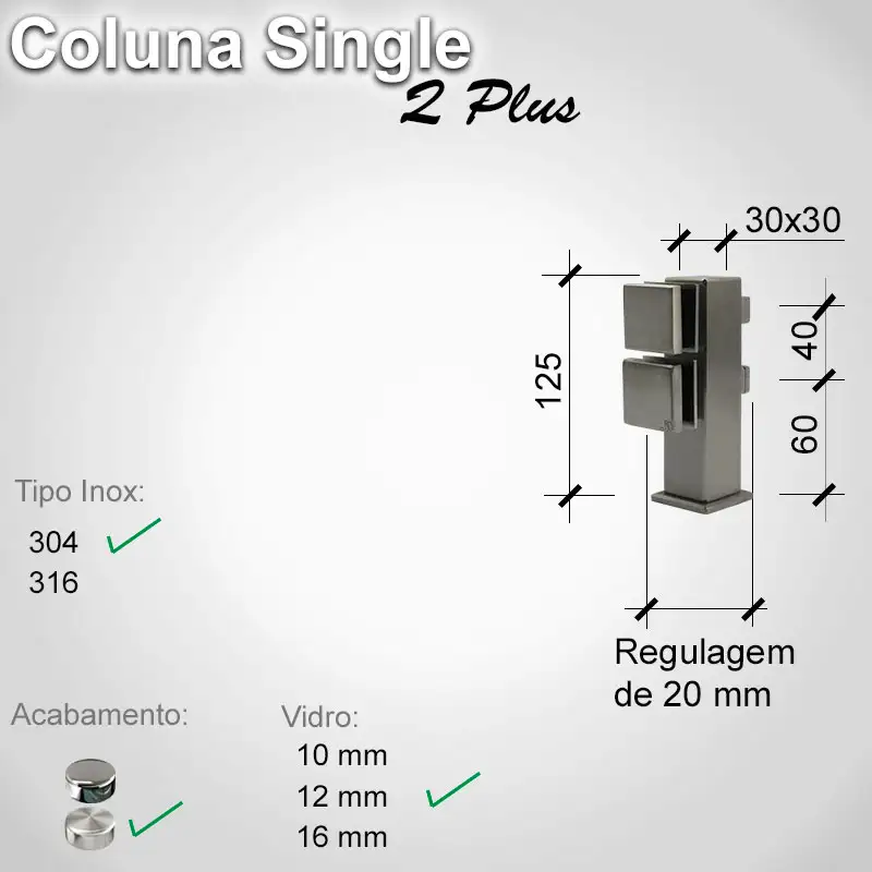 Guarda Corpo Single Singleqplus 12 304 E