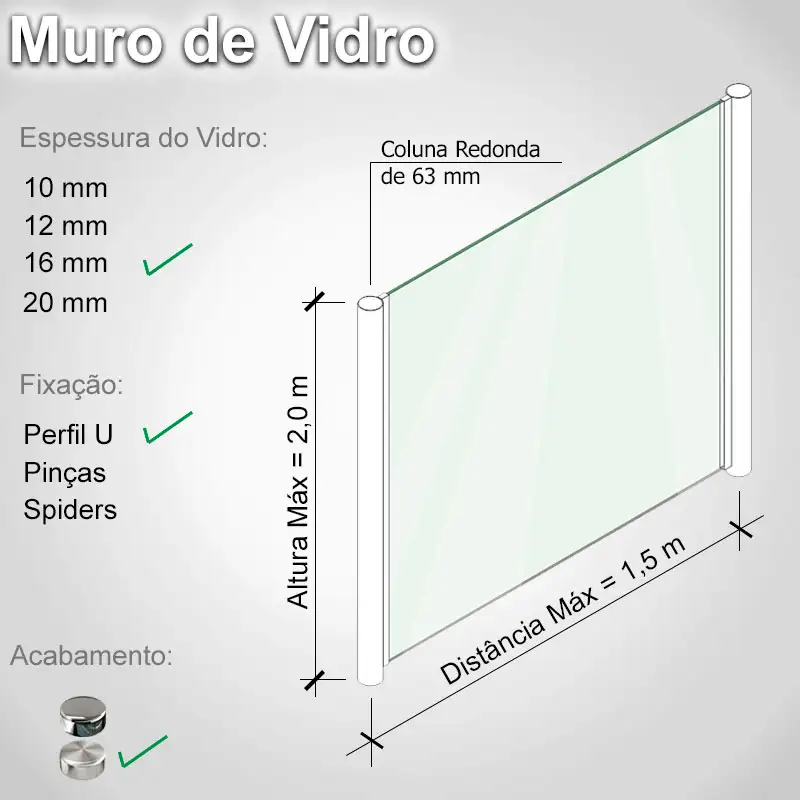 Muro de Vidro 29 R U 16 E