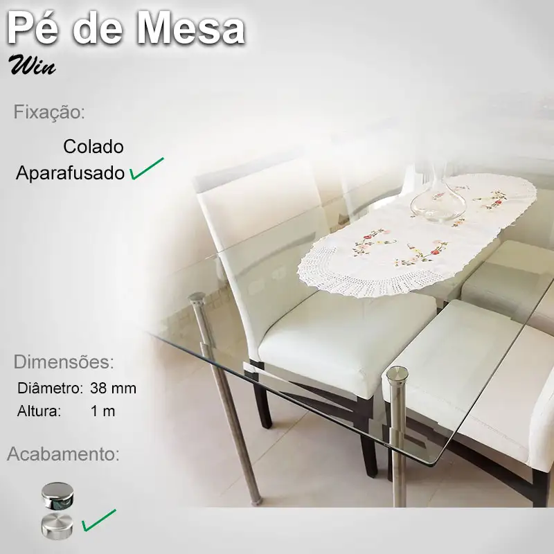 Pe de Mesa Win Aparafusado E