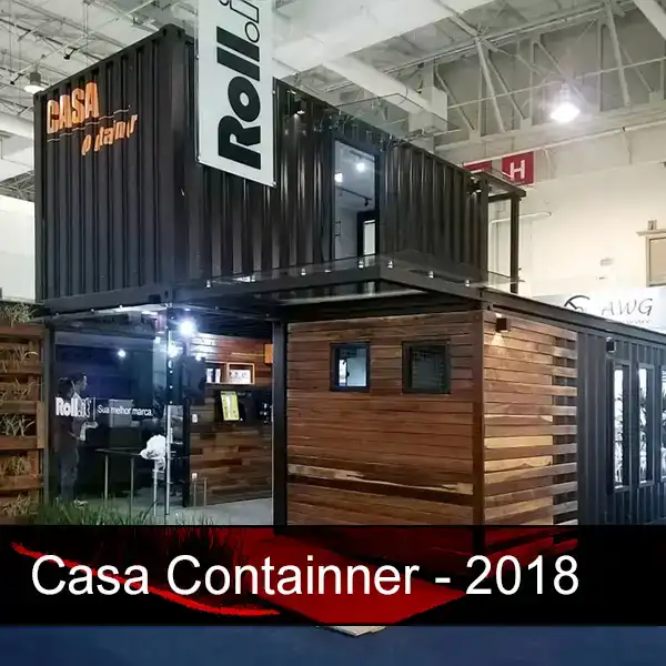 Inovação Rollit: a Casa Container com fachada de vidro