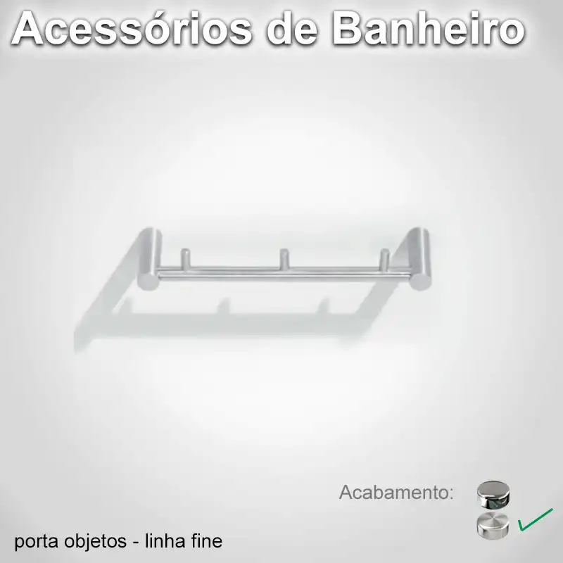 Porta Objetos Fine Escovado