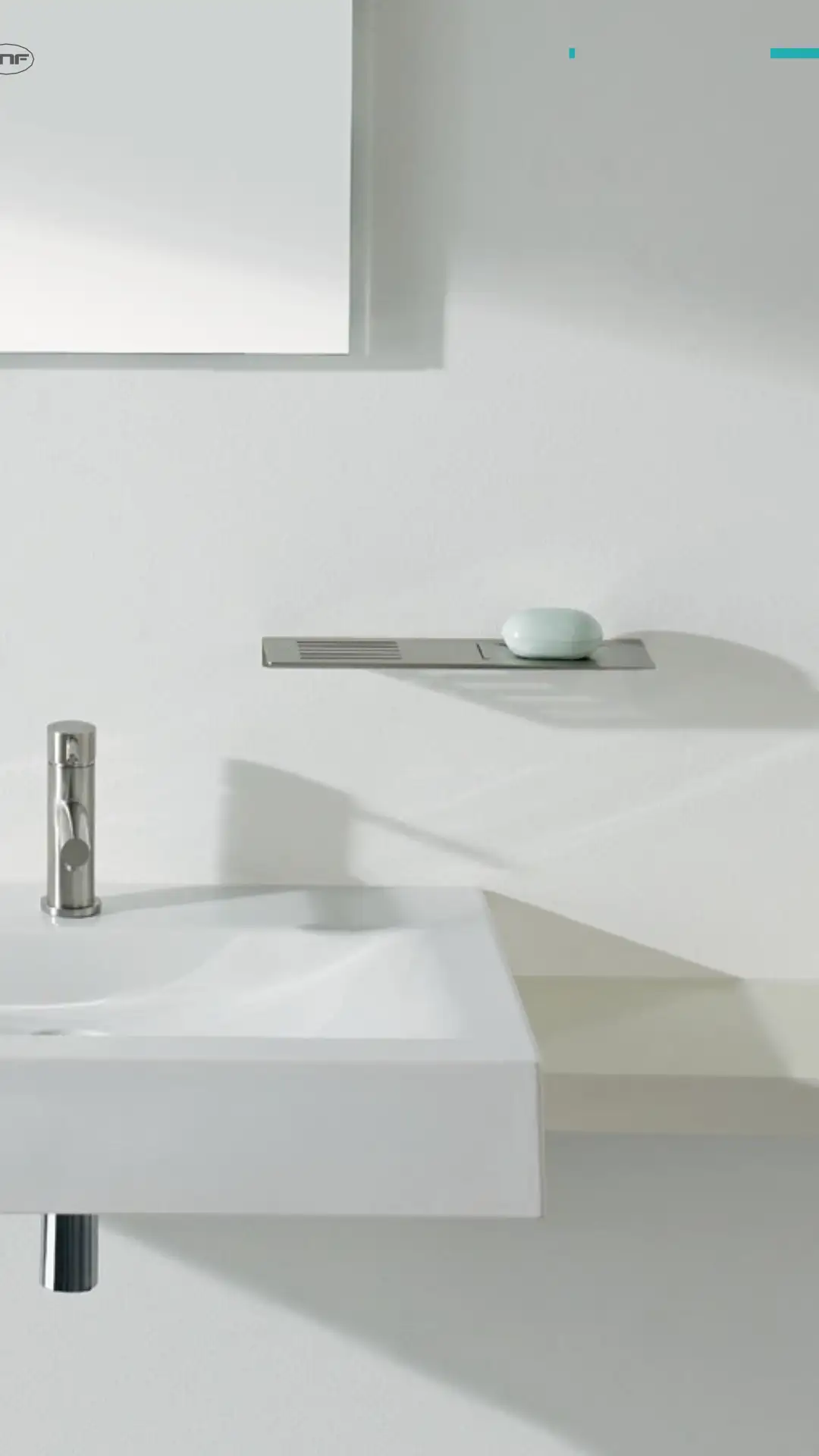 Acessorio WC Linha Quadrato — Ferragens Inox Rollit