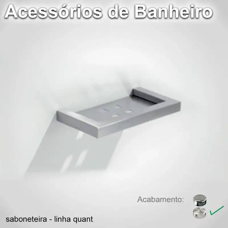 Saboneteira Quant Escovado